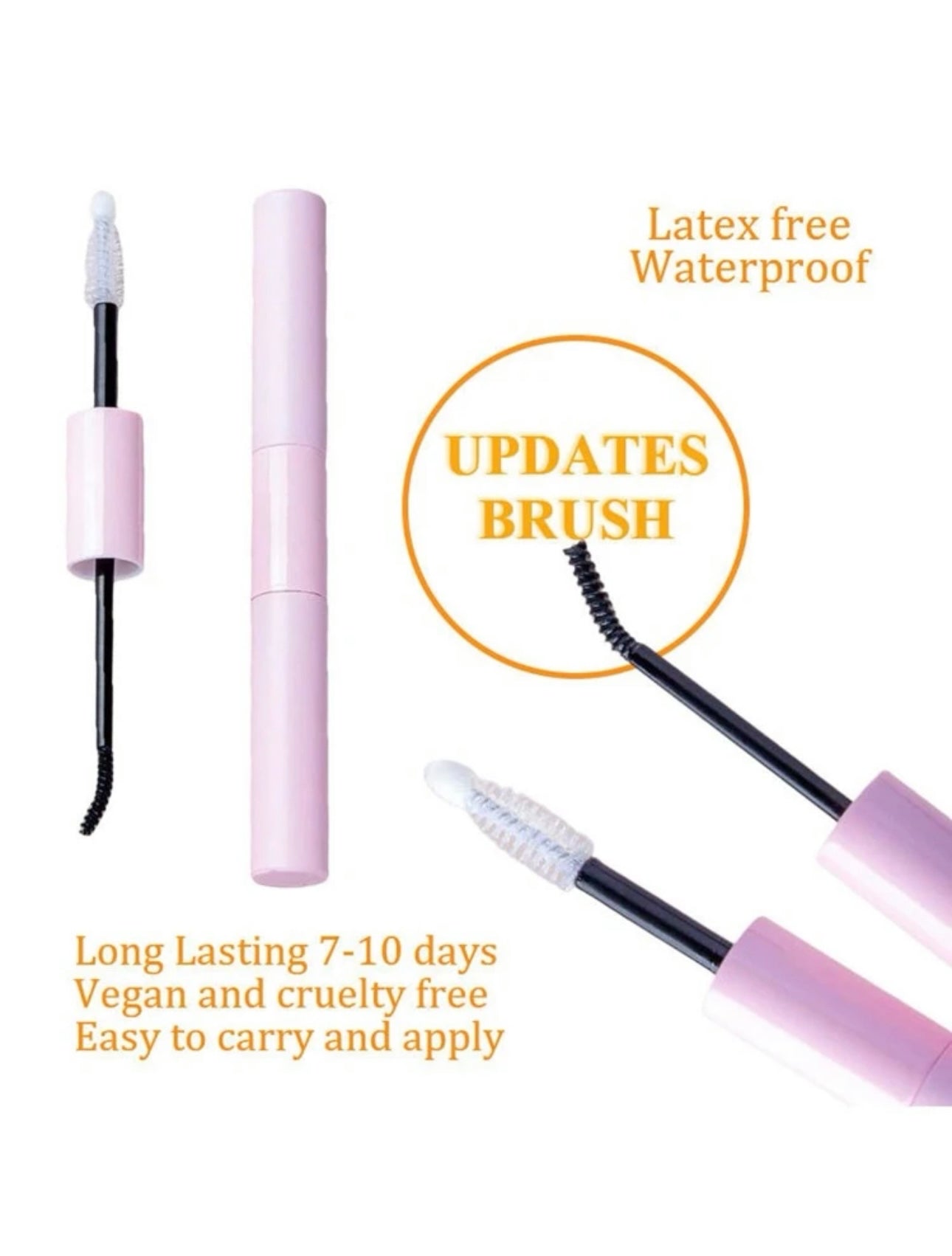 Individual Eyelash Clusters With Diy Tools & 10ml Lash Bond+Seal